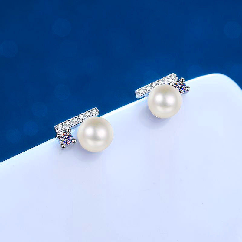 Brinco Brilho em Perola - Wayne Joias