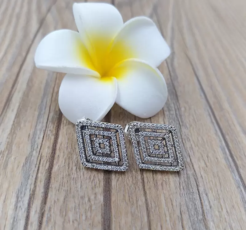 Brinco Linhas Radiantes - Wayne Joias