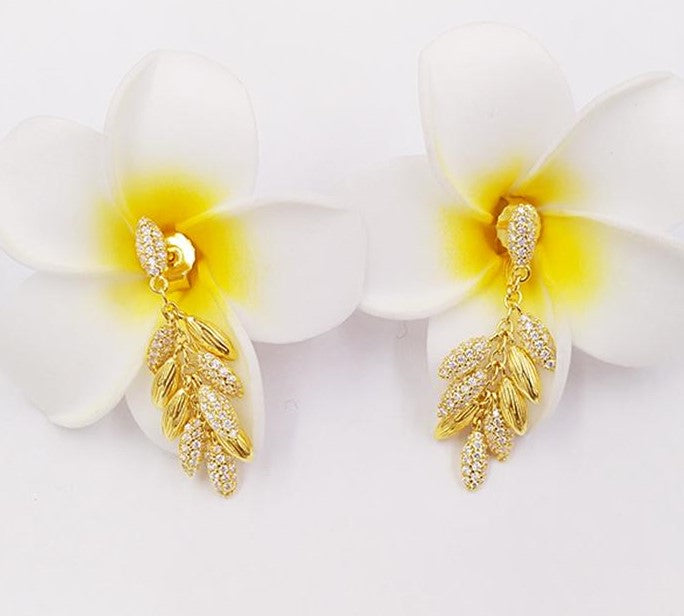 Brinco Grãos Flutuantes - Wayne Joias