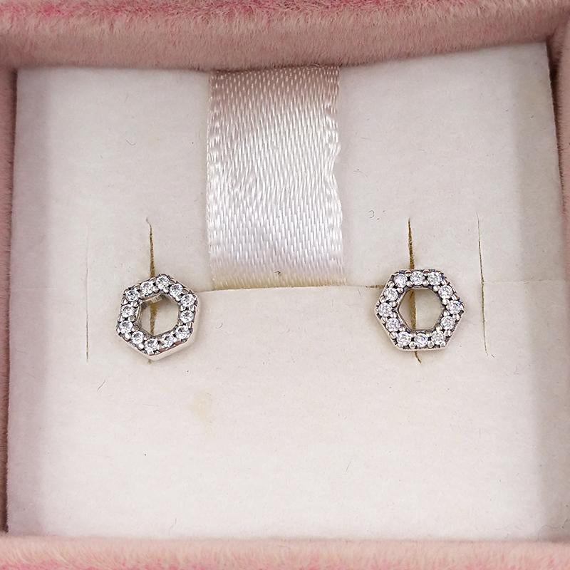 Brinco Prata Favo de Mel - Wayne Joias