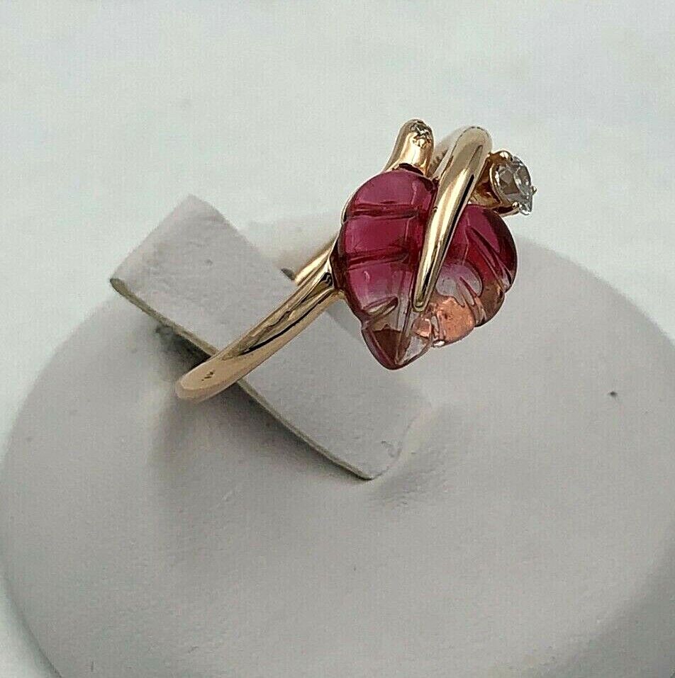 Anel Folha de Murano - Wayne  Joias