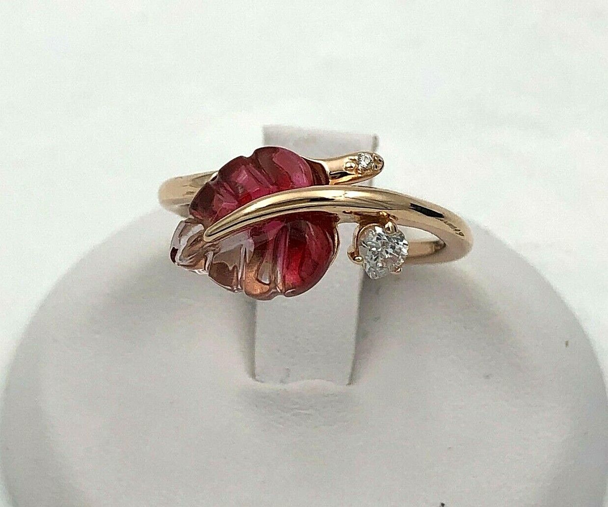 Anel Folha de Murano - Wayne  Joias