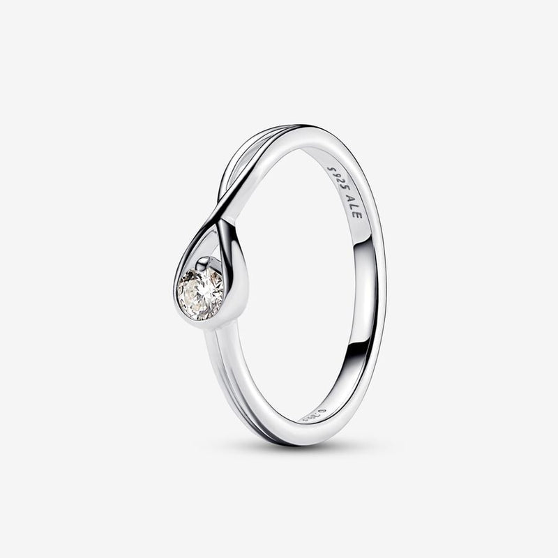 Anel Infinite com Moissanite