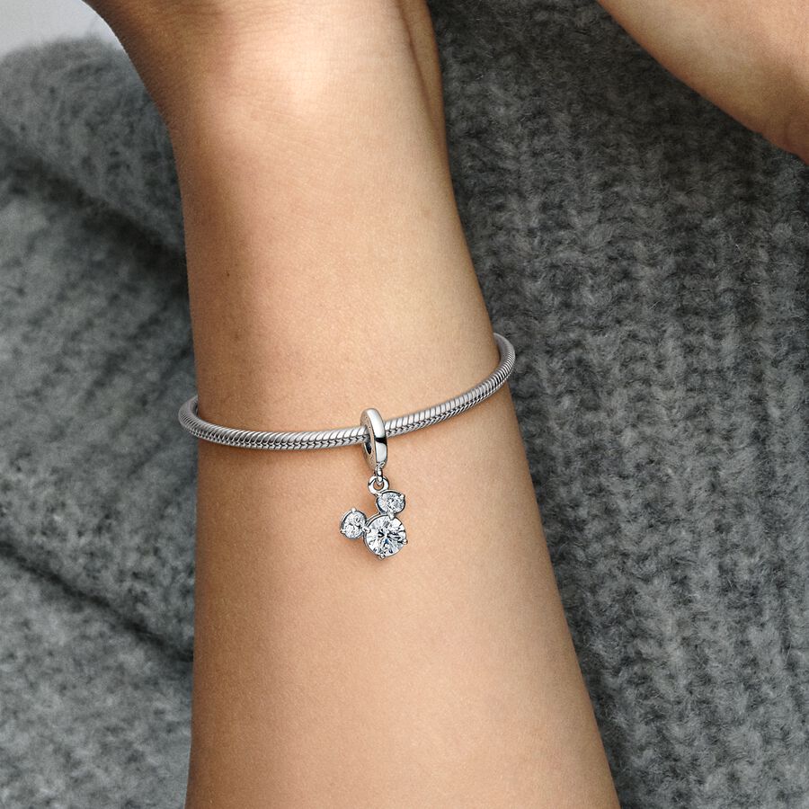 Charm Cabeça Mickey Brilhante