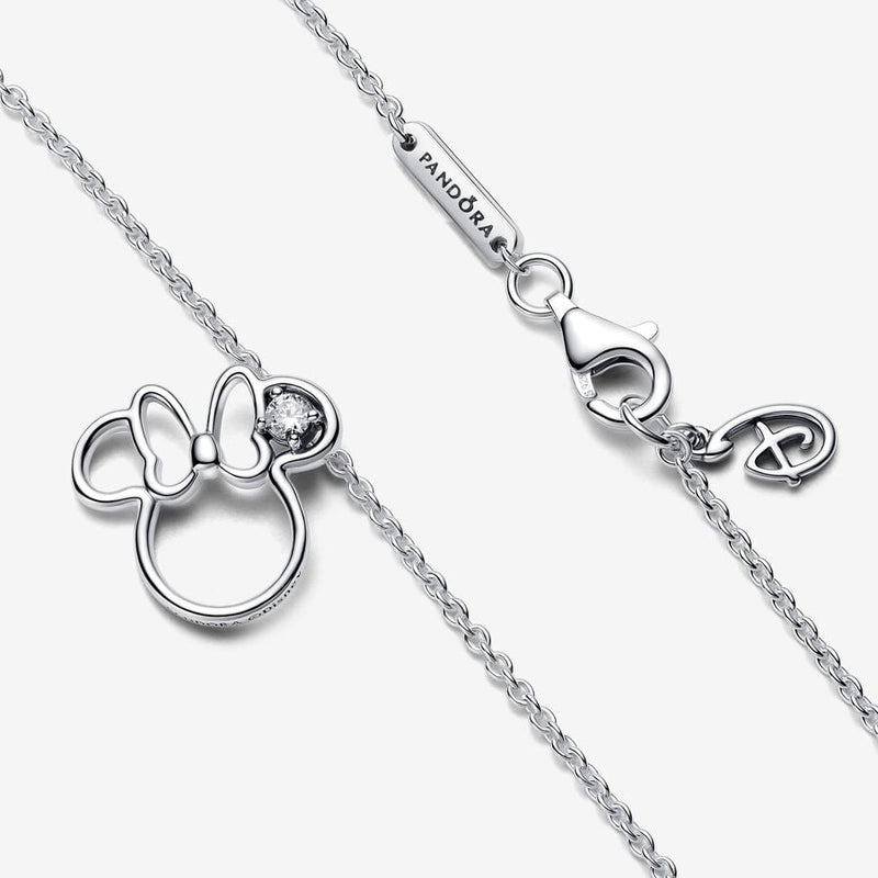 Colar Collier Silhueta Minnie