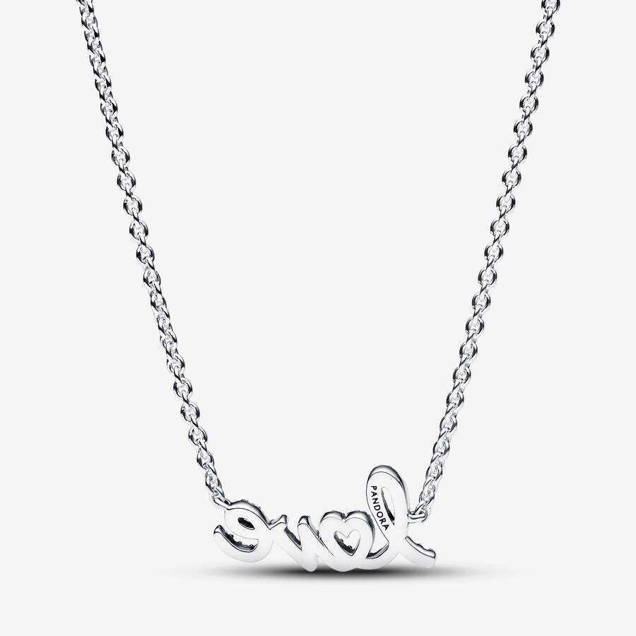 Colar Espumante Escrito à Mão Love Collier