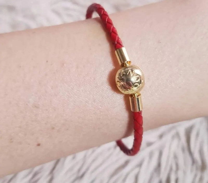 Conjunto de Pulseira Charm de Fogo Vermelho de Game of Thrones