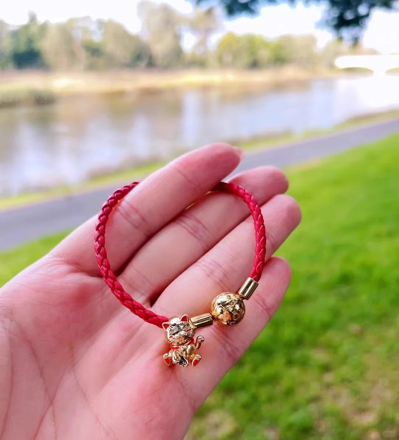 Conjunto de Pulseira Charm de Fogo Vermelho de Game of Thrones