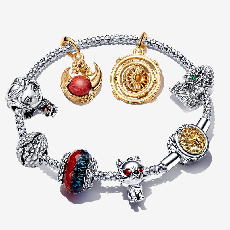 Conjunto de Pulseira com Charm da Coleção Game of Thrones