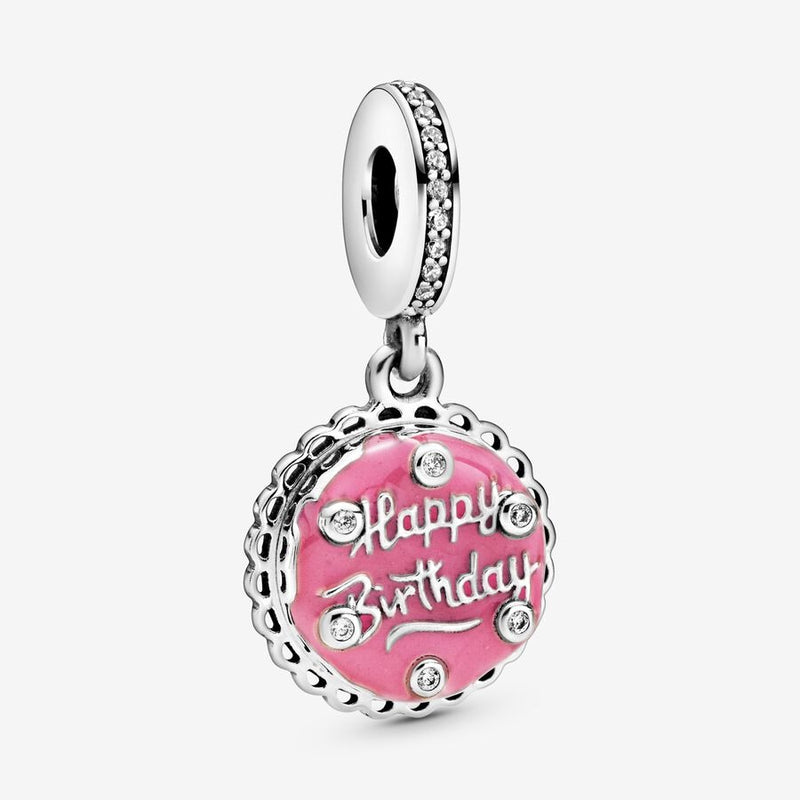 Conjunto de Pulseira com Charm de Feliz Aniversário