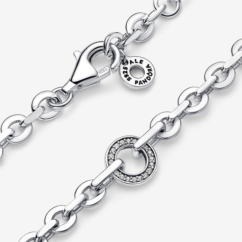 Pulseira de Corrente Chunky Signature Pavé