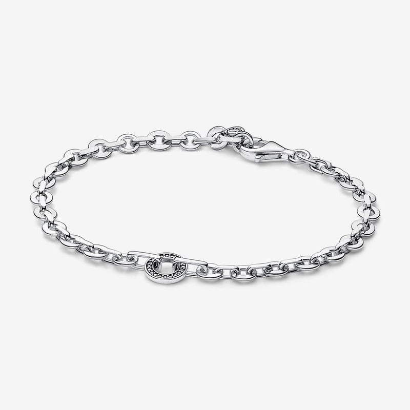 Pulseira de Corrente Chunky Signature Pavé