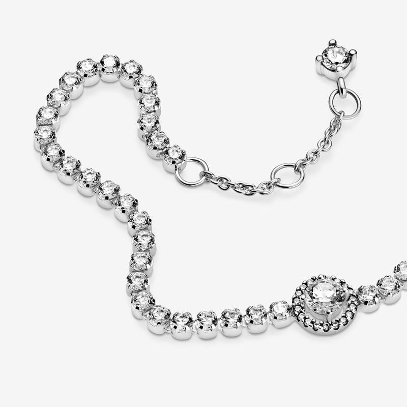 Pulseira de Tênis Sparkling Halo