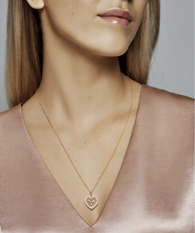 Charm Pendente Favo de Mel - Wayne  Joias