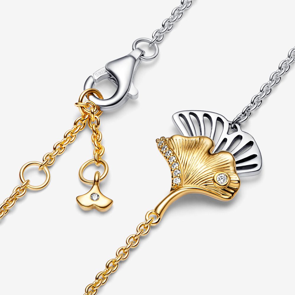 Pulseira de Dois Tons Ginkgo Duplo - Wayne  Joias