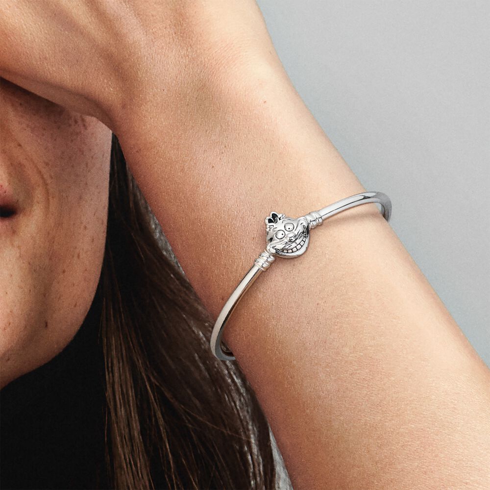 Pulseira Rigida Gato Risonho - Wayne  Joias