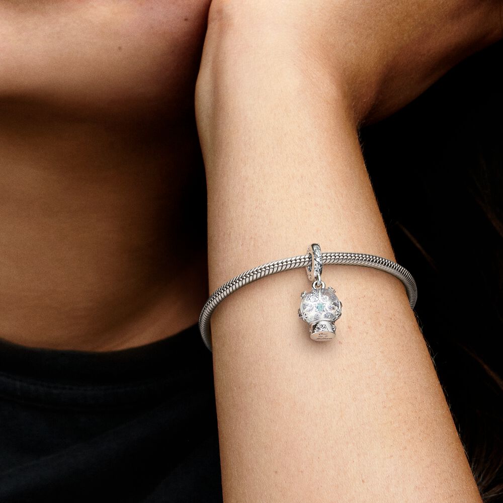 Charm Floco de Neve no Globo - Wayne  Joias