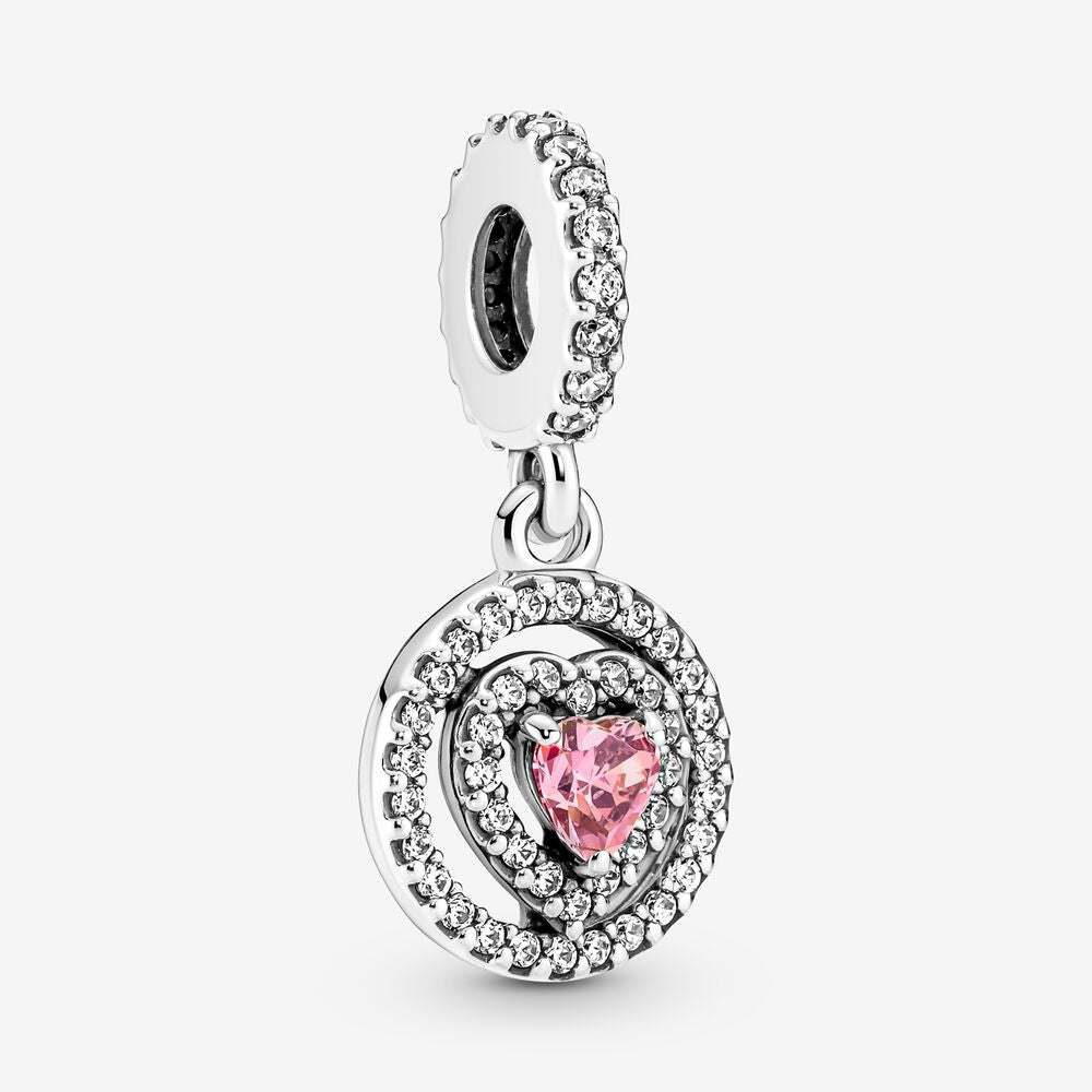 Charm de Coração Rosa - Wayne  Joias