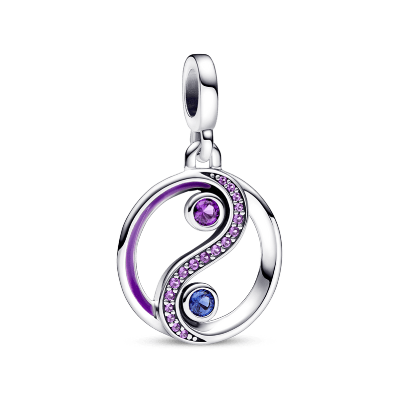 Mini Charm Medalhão Equilibrio Yin Yang