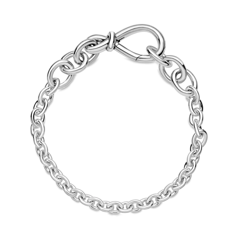 Pulseira Fecho Infinito Assimetrico - Wayne  Joias