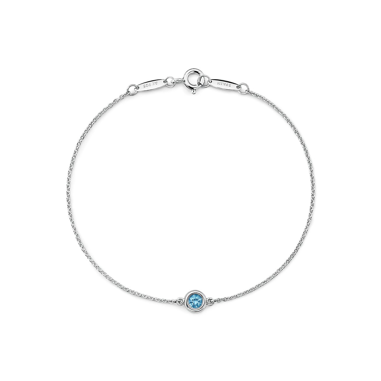 Pulseira Agua Marinha - Wayne  Joias