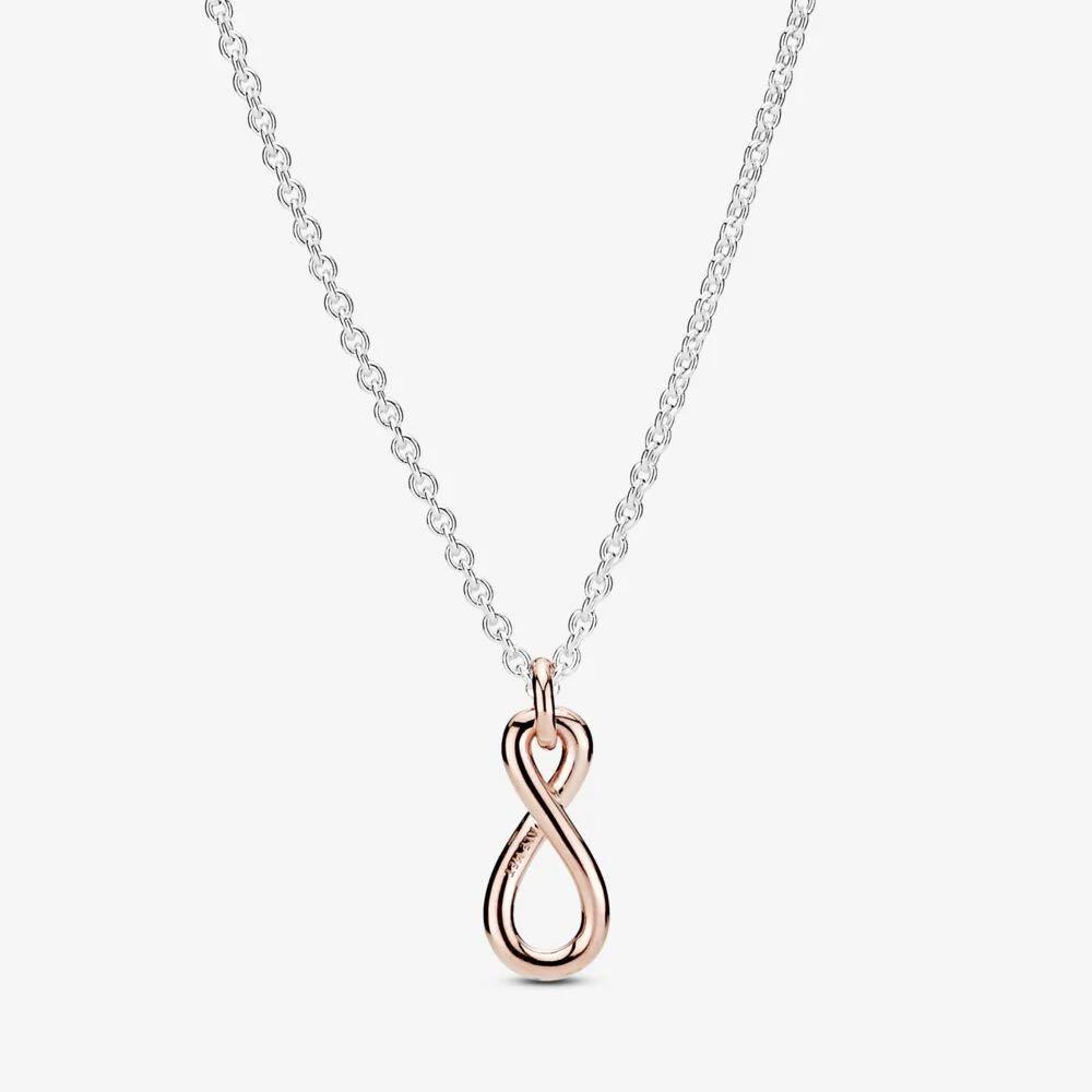 Colar Brilho Infinito Rosé - Wayne  Joias